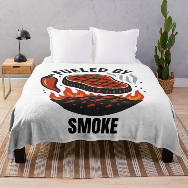 Item preview, Fueled by Smoke – Bold BBQ Meat Lover Grill Art designed and sold by JenniferCreaArte .