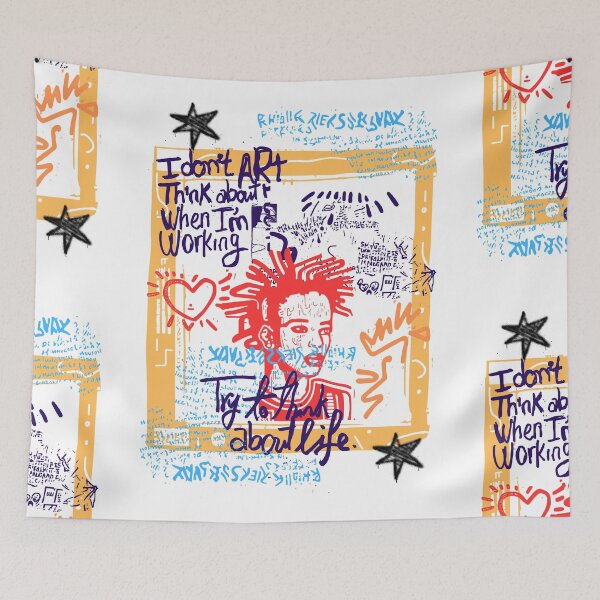 Item preview, Urban Abstract Art Urban Vibes – Graffiti Art  I Don’t Think About Art – Quote Colorful - Fan Art designed and sold by SpiralStairShop.