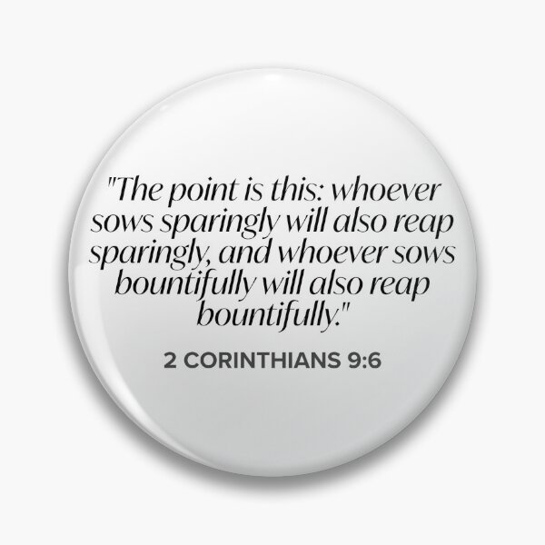 Item preview, 2 Corinthians 9:6  designed and sold by bywellversed.