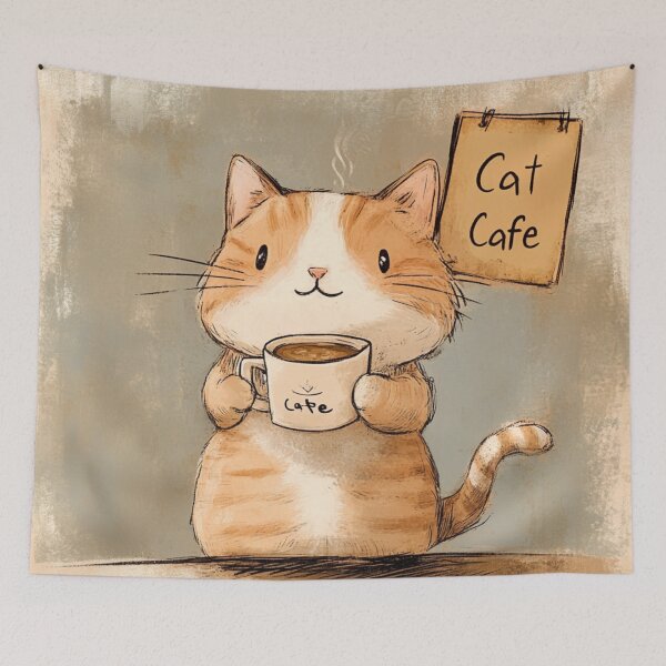 Item preview, Cat Café designed and sold by Smartalb.
