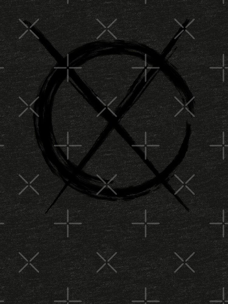 Thumbnail 7 of 7, Tri-blend T-Shirt, Art Cross (in black) designed and sold by ANGELSONLY.
