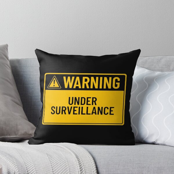 Item preview, Warning: Under Surveillance designed and sold by mr-k-store.