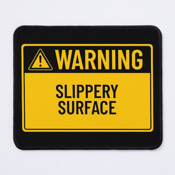 Item preview, Warning: Slippery Surface designed and sold by mr-k-store.