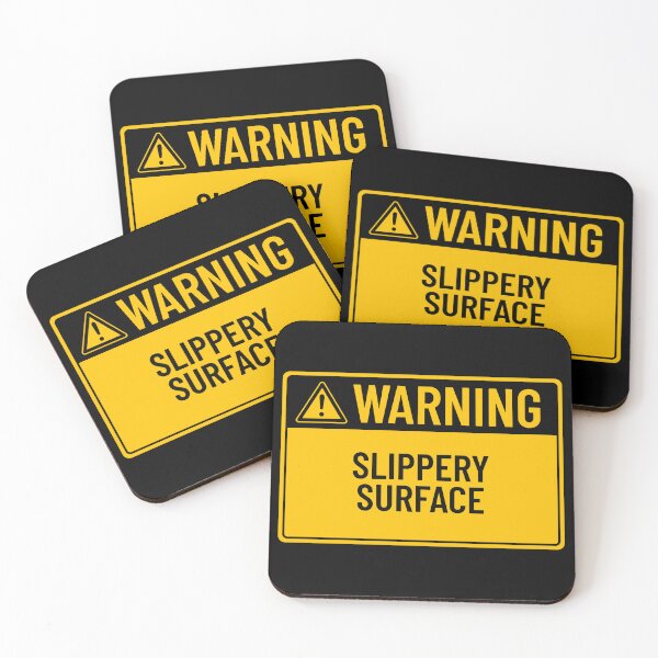 Item preview, Warning: Slippery Surface designed and sold by mr-k-store.