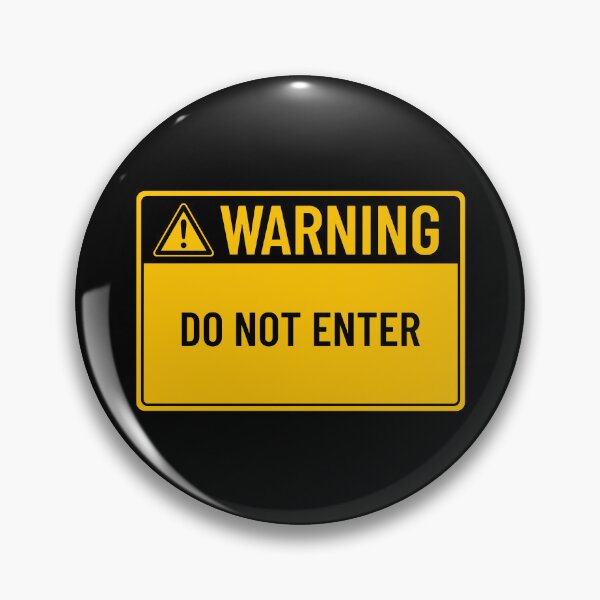 Item preview, Warning: Do Not Enter designed and sold by mr-k-store.