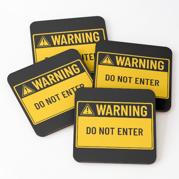 Item preview, Warning: Do Not Enter designed and sold by mr-k-store.