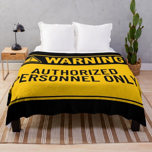 Item preview, Warning: Authorized Personnel Only designed and sold by mr-k-store.
