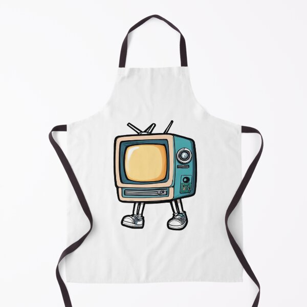 Item preview, Walking TV hand drawn cartoon sticker icon designed and sold by elkuni.