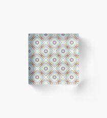 colorful explode explosion seamless repeat pattern Acrylic Block