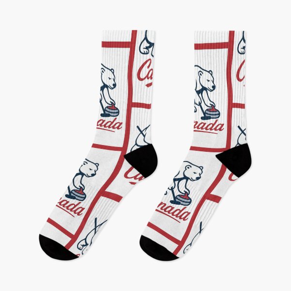 Item preview, CANADA Curling Polar Bear  designed and sold by retrographics.