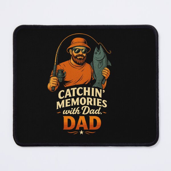 Item preview, Catchin’ Memories with Dad – Vintage Fishing Gift for Father’s Day designed and sold by JenniferCreaArte .