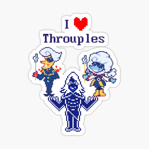 Item preview, I Heart Throuples- Deltarune Chpt. 3 designed and sold by Somniants-Art.