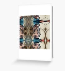Large Fractal Frankie Greeting Card
