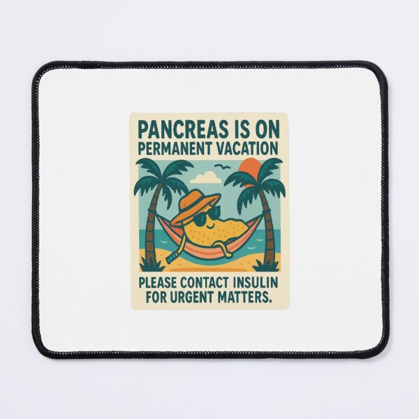 Item preview, Pancreas Out Of Office designed and sold by DiabetesPrints.