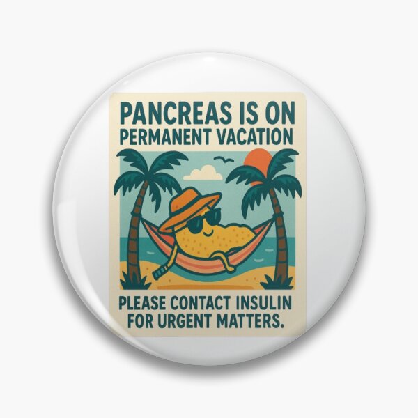Item preview, Pancreas Out Of Office designed and sold by DiabetesPrints.