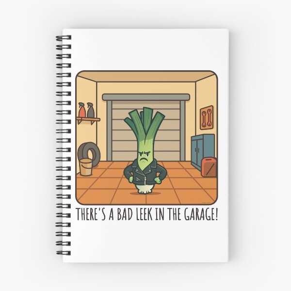 Item preview, There's a Bad Leek In The Garage designed and sold by Automotive Art by Greg.