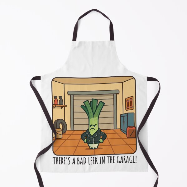 Item preview, There's a Bad Leek In The Garage designed and sold by Automotive Art by Greg.