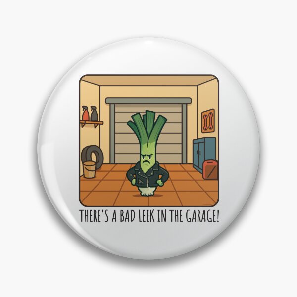 Item preview, There's a Bad Leek In The Garage designed and sold by Automotive Art by Greg.