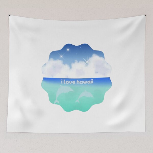 Item preview, "i love hawaii" Dolphins designed and sold by YsDesignsHawaii.