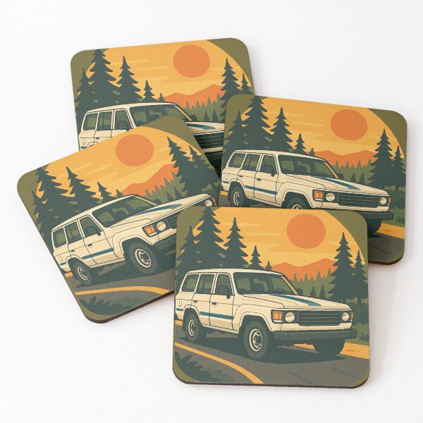 Item preview, Retro Toyota LandCruiser 4x4 Off-roading designed and sold by Intrepid Media.