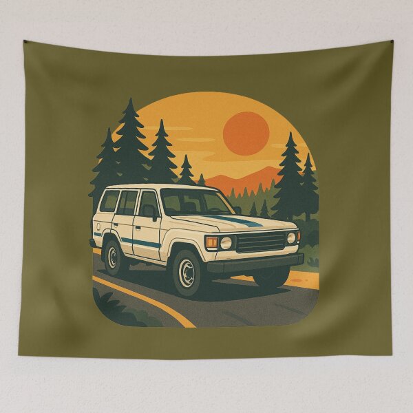 Item preview, Retro Toyota LandCruiser 4x4 Off-roading designed and sold by Intrepid Media.