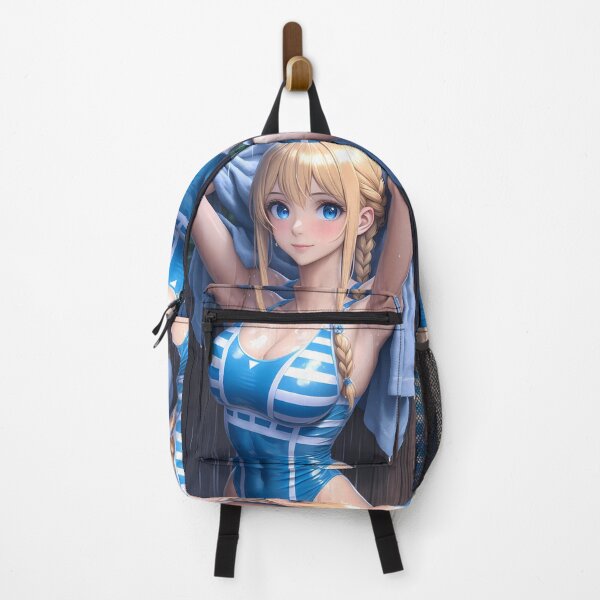 Item preview, Alice Zuberg Sword Art Online Anime Girl Shimmering Wet Blue Swimsuit Look designed and sold by kludtmiessek.