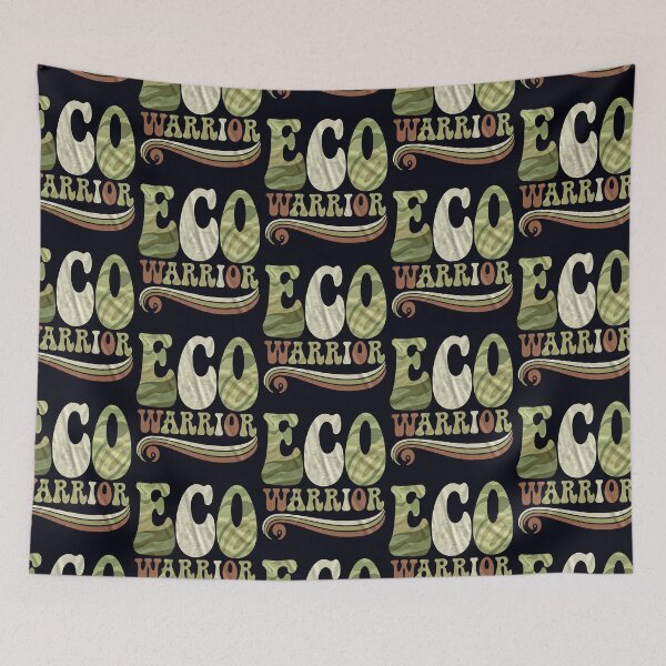 Item preview, Eco Warrior – Groovy Planet Protector designed and sold by Taans-Creation.