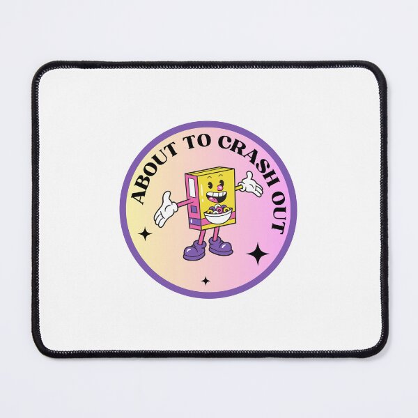 Item preview, About to Crash Out Cereal Box designed and sold by foxyliving.