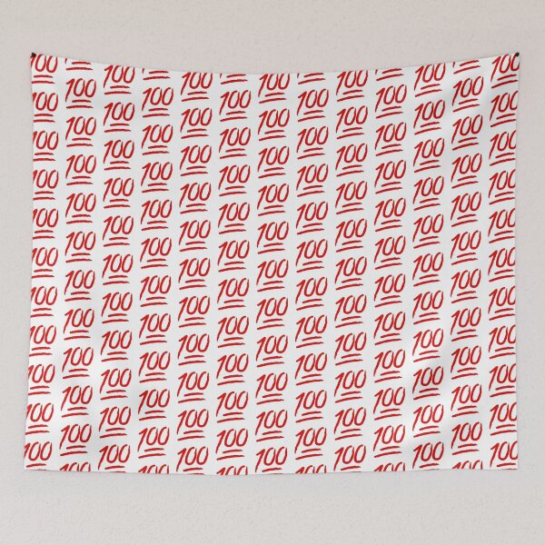 Item preview, 100 One Hundred Points Emoji designed and sold by Popular-Gifts.