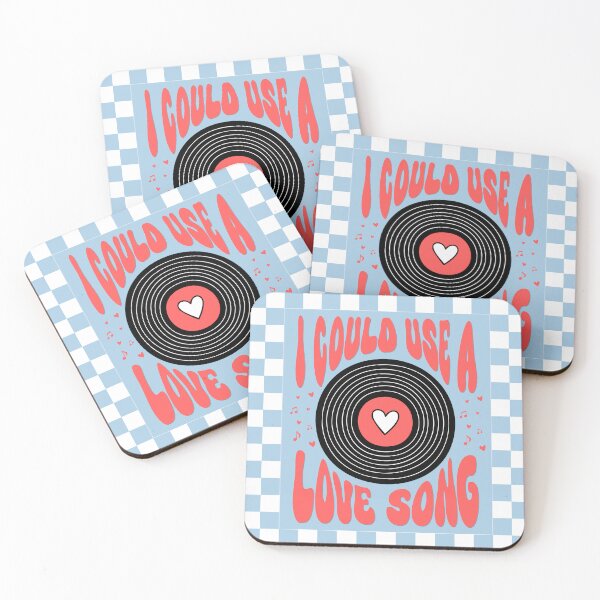 Item preview, I Could Use a Love Song – Retro Vinyl Heart Print for Music & Love Lovers designed and sold by milesofmood.