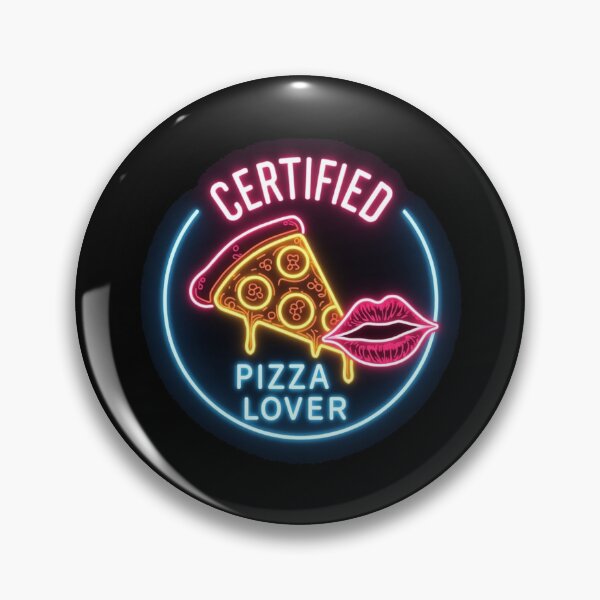 Item preview, Certified Pizza Lover – Neon Cravings Edition designed and sold by JesyDualContent.