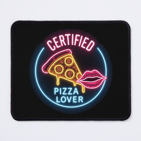 Item preview, Certified Pizza Lover – Neon Cravings Edition designed and sold by JesyDualContent.