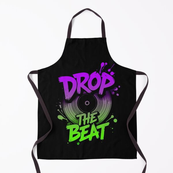 Item preview, Drop the Beat – Turntable Neon Vibe designed and sold by QuirkySpark.