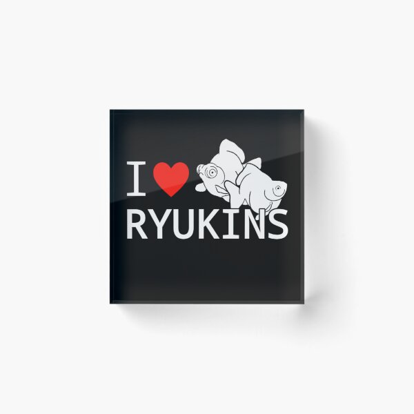 Item preview, I Love Ryukin Goldfish Fancy Goldfish Aquarium Fish designed and sold by Aquarium Eclipse.