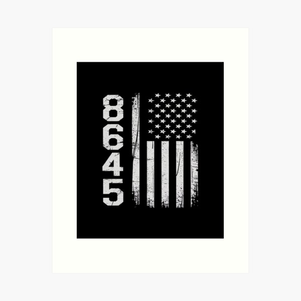 Item preview, Vintage 86 45 2020 Anti Trump American Flag designed and sold by Nekusa.