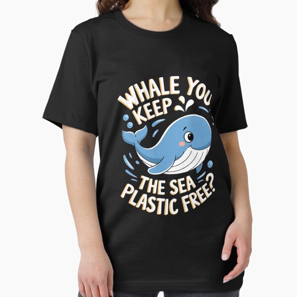 Item preview, Whale You Keep The Sea Plastic Free designed and sold by PortraitFantasy.