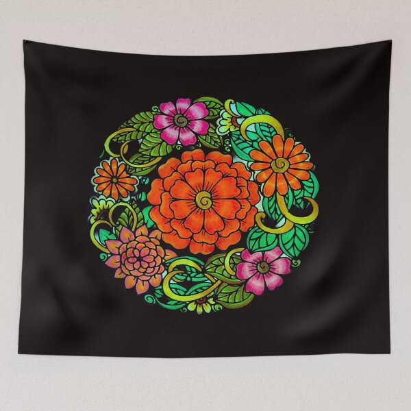 Item preview, Flower Mandala designed and sold by ViaARTfactory.