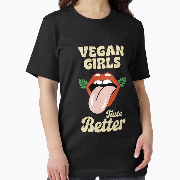 Artikel-Vorschau von Vegane Mädchen schmecken besser, Frauenmund vegetarisch, designt und verkauft von BoriZ999.