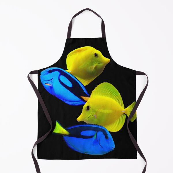 Item preview, Yellow Tang Blue Tang Saltwater Reef Aquarium Fish Tank Art designed and sold by Aquarium Eclipse.