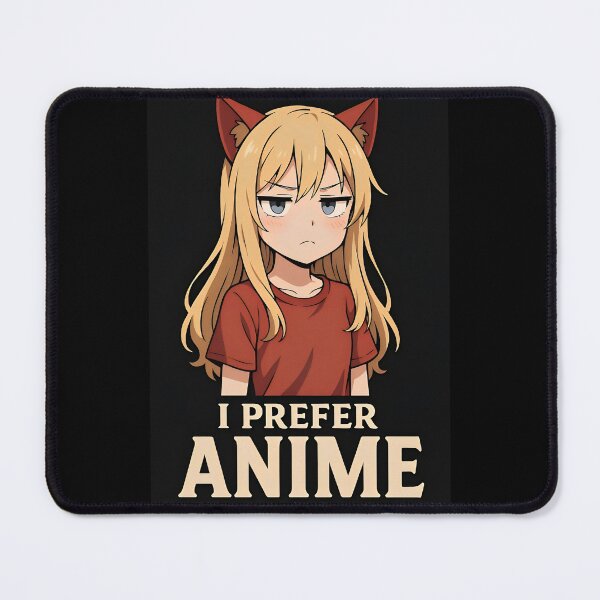 Item preview, Grumpy Cat Girl Anime with Funny Quote designed and sold by Amr Siam.