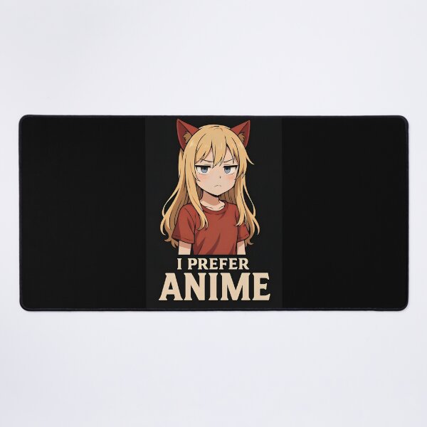 Item preview, Grumpy Cat Girl Anime with Funny Quote designed and sold by Amr Siam.