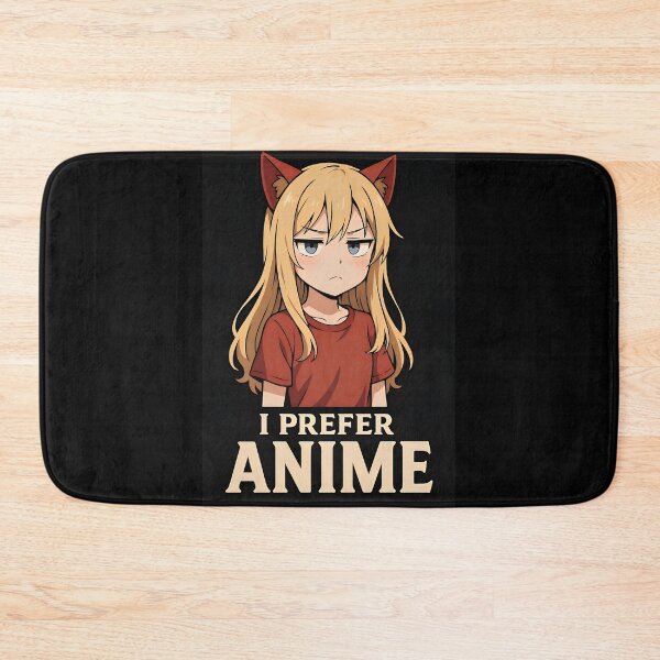 Item preview, Grumpy Cat Girl Anime with Funny Quote designed and sold by Amr Siam.