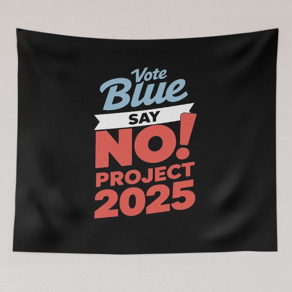 Item preview, Vote Blue Say No to Project 2025 T-Shirt, Project 2025 Tshirt, Pro Democracy designed and sold by Nekusa.