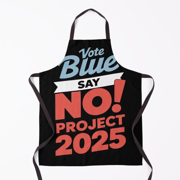 Aperçu de l'œuvre T-shirt « Votez bleu, dites non au Projet 2025 », T-shirt « Projet 2025 », Pro-Démocratie créée et vendue par Nekusa.