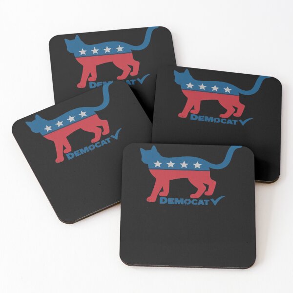 Item preview, Vote Cat Democrat Liberal Cat Lover Biden Harris 2024 designed and sold by Nekusa.