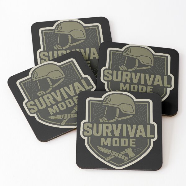 Item preview, Survival Mode – Tactical Military Patch Style Design designed and sold by FG-Brandworks.