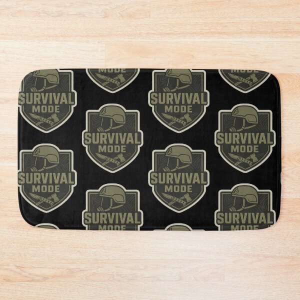 Item preview, Survival Mode – Tactical Military Patch Style Design designed and sold by FG-Brandworks.