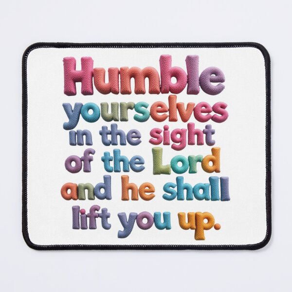 Item preview, Humble Yourselves in the Sight of the Lord - Inspirational Christian Quote Design designed and sold by Kalandrakas Online.