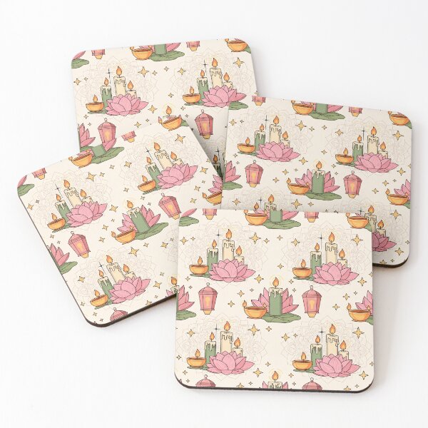 Item preview, Vesak Buddha Lotus Candle Pattern designed and sold by tretyakov.