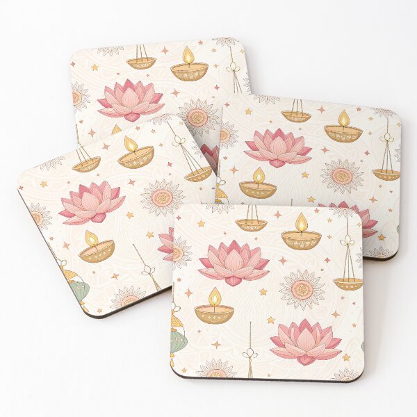 Item preview, Vesak Buddha Lotus Diya Pattern designed and sold by tretyakov.